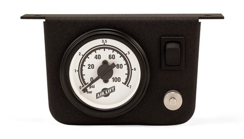 Air Lift 25592 Load Controller II - Single Gauge with LPS, 5 psi min.