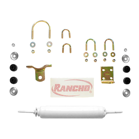 Rancho RS97345 Front Steering Stabilizer Kit Chevrolet, Dodge, Ford, GMC, International, Isuzu, Jeep, Suzuki, Willys
