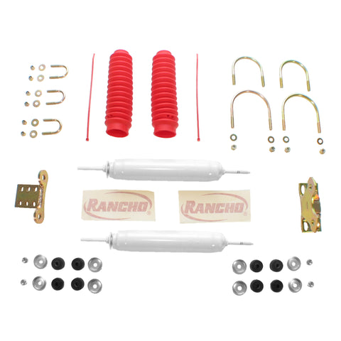 Rancho RS98501 Front Steering Stabilizer Kit Chevrolet, Dodge, Ford Bronco, F-100, F-150, GMC, Plymouth Trailduster