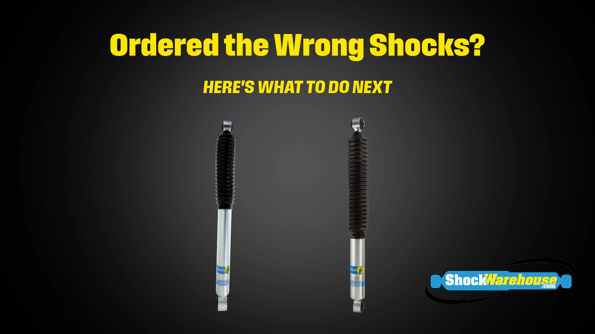 Ordered the Wrong Shocks? How to Change Your Order Before It Ships