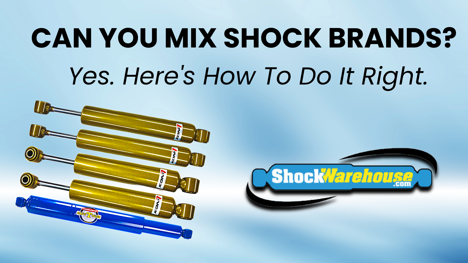 Can You Mix Different Shock Absorber Brands on Your Truck, SUV, or RV?