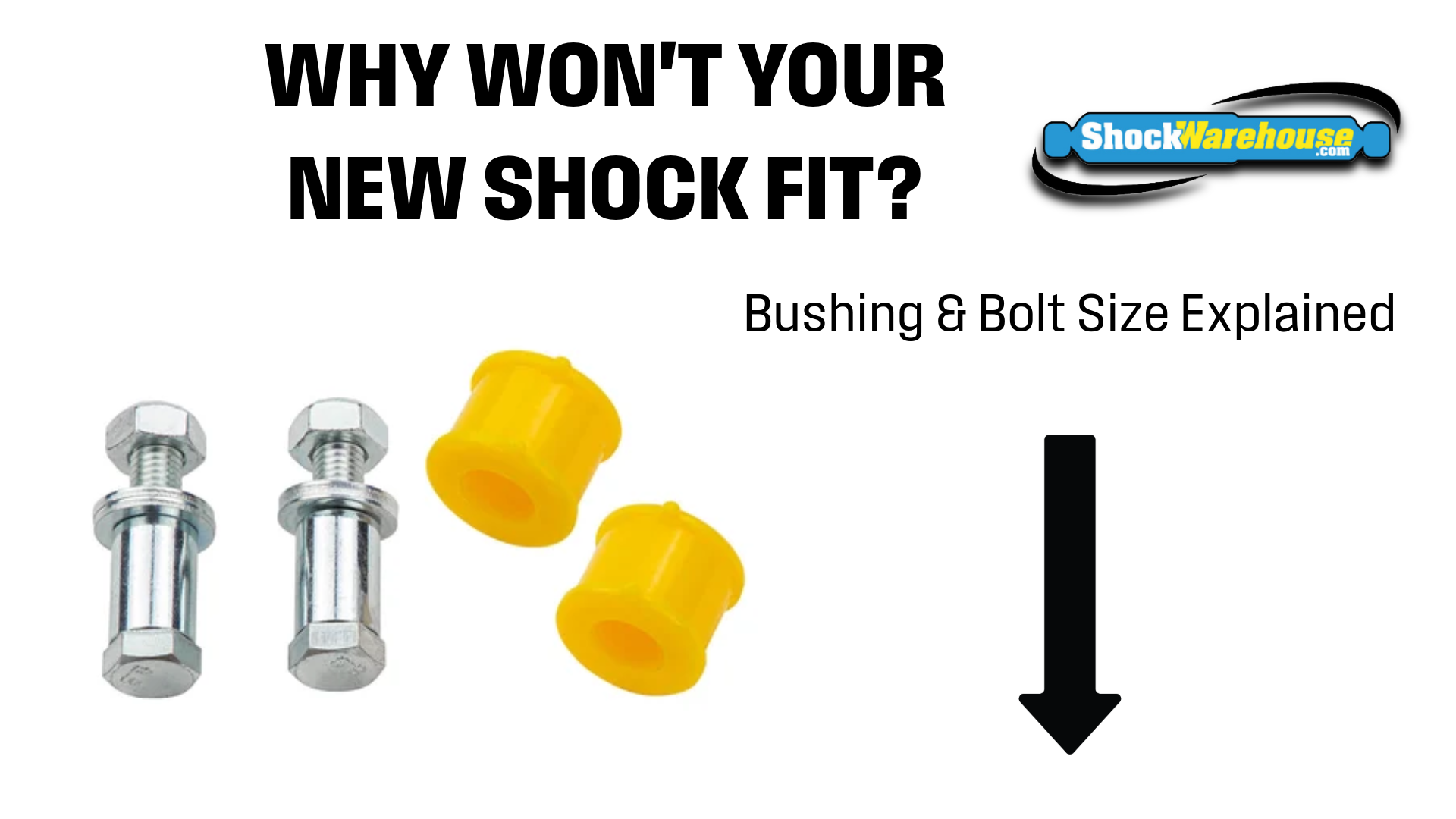 Shock Bushing & Bolt Size: Why Your New Shock Won't Fit