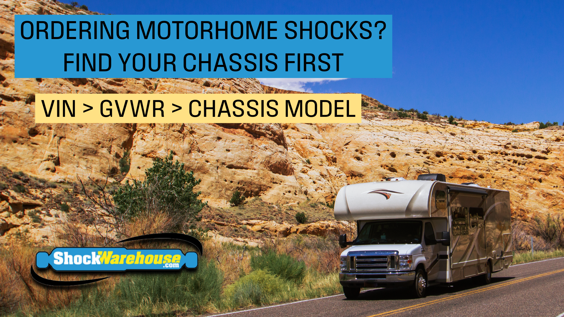 How to Order Motorhome Shocks: Find Your Chassis First