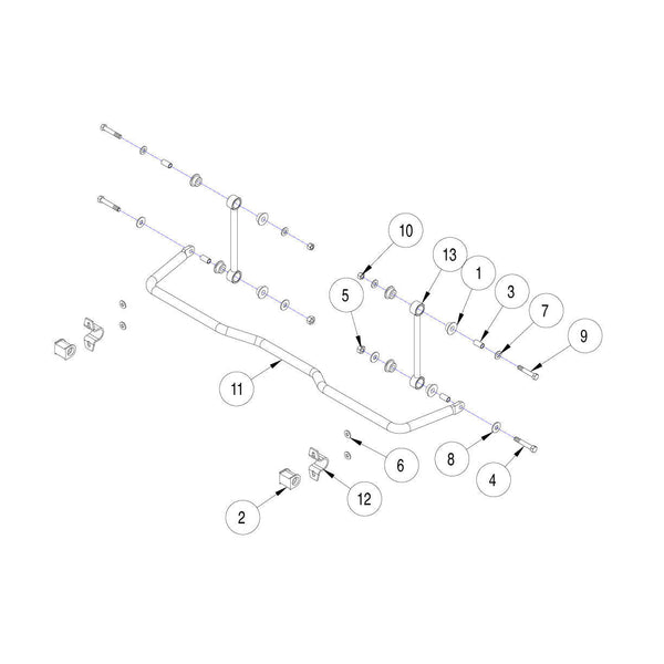 Roadmaster 1129-135 Rear Sway Bar