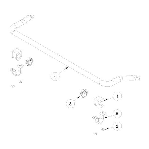 Roadmaster 1129-147 Front Sway Bar