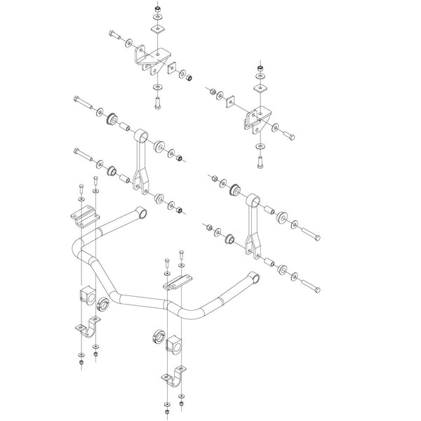Roadmaster 1139-211 Rear Sway Bar Kit