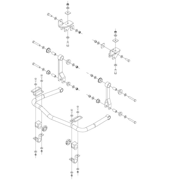 Roadmaster 1139-221 Rear Sway Bar Kit