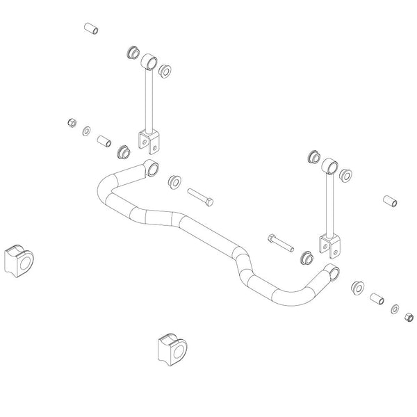 Roadmaster 1209-111 Rear Sway Bar Kit