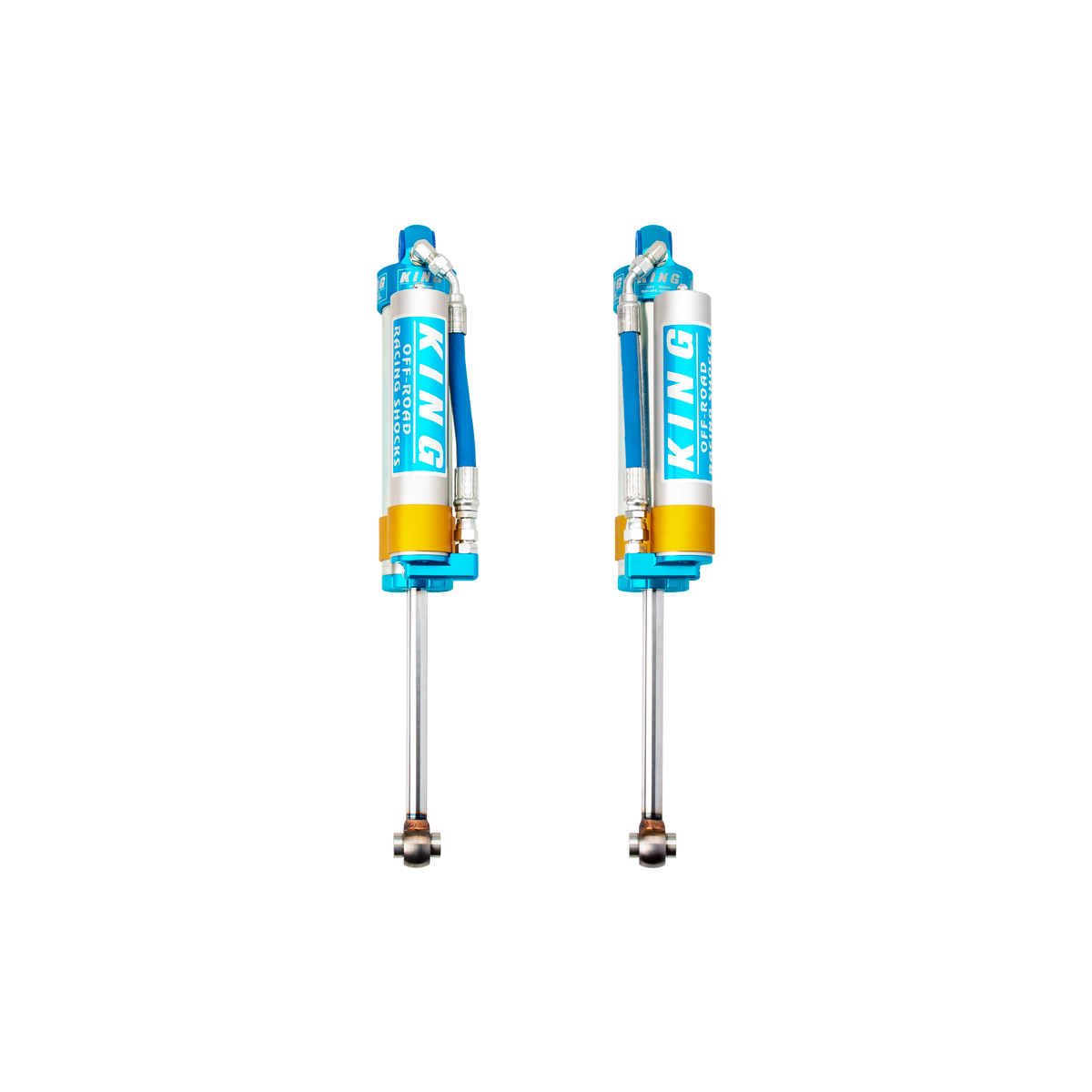 King 25001-110 Rear 2.5 Piggyback Hose Reservoir Shock (Pair)
