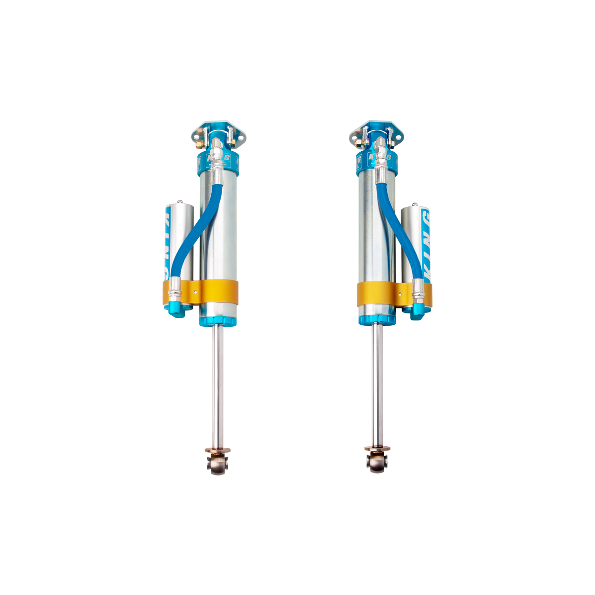 King 25001-177 Rear 2.5 Piggyback Hose Reservoir Shock 3-5in Lift (Pair)