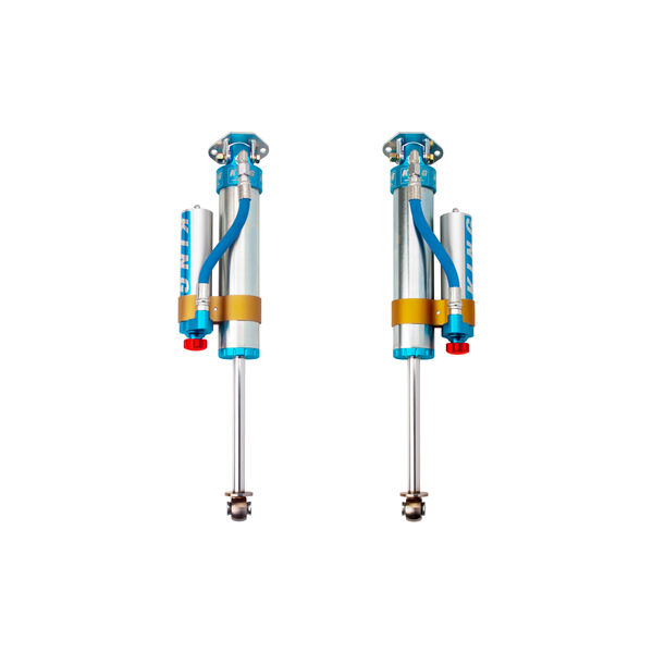King 25001-177A Rear 2.5 Piggyback Hose Res Shock 3-5in Lift w/Adjuster (Pair)