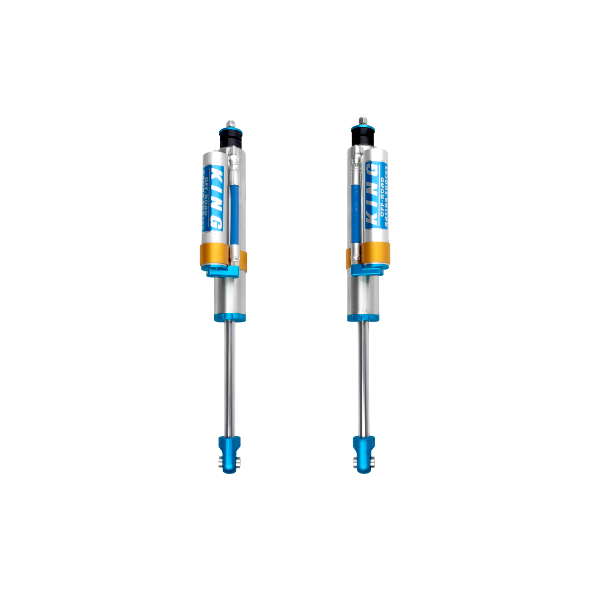 King 25001-210 Rear 2.5 Piggyback Hose Reservoir Shock (Pair)