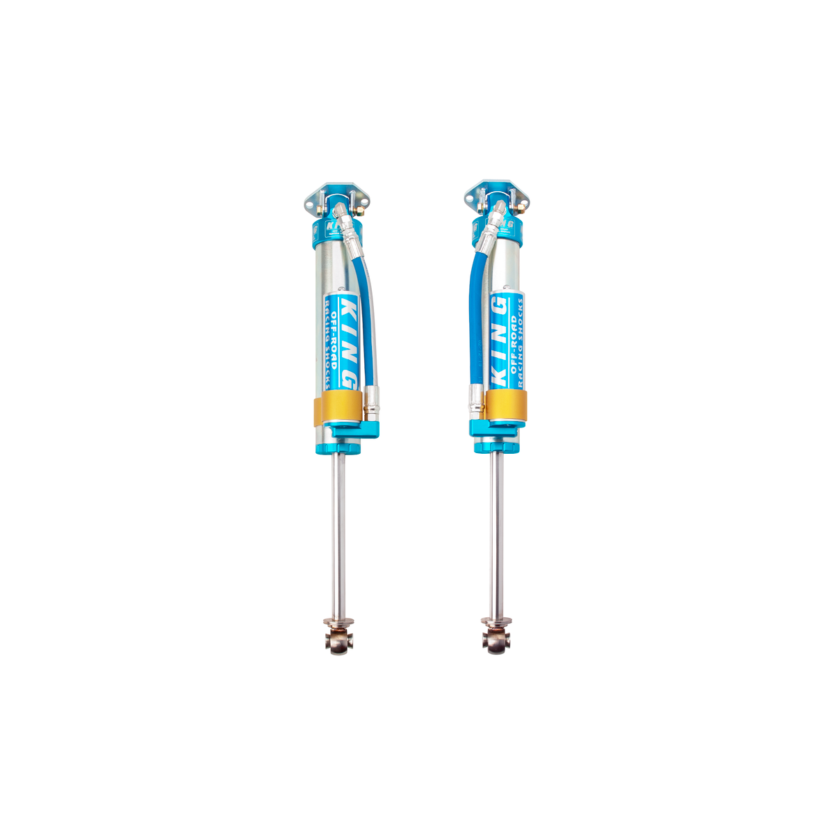 King 25001-224 Rear 2.5 Piggyback Hose Res Shocks 3-5in Lift (Pair)