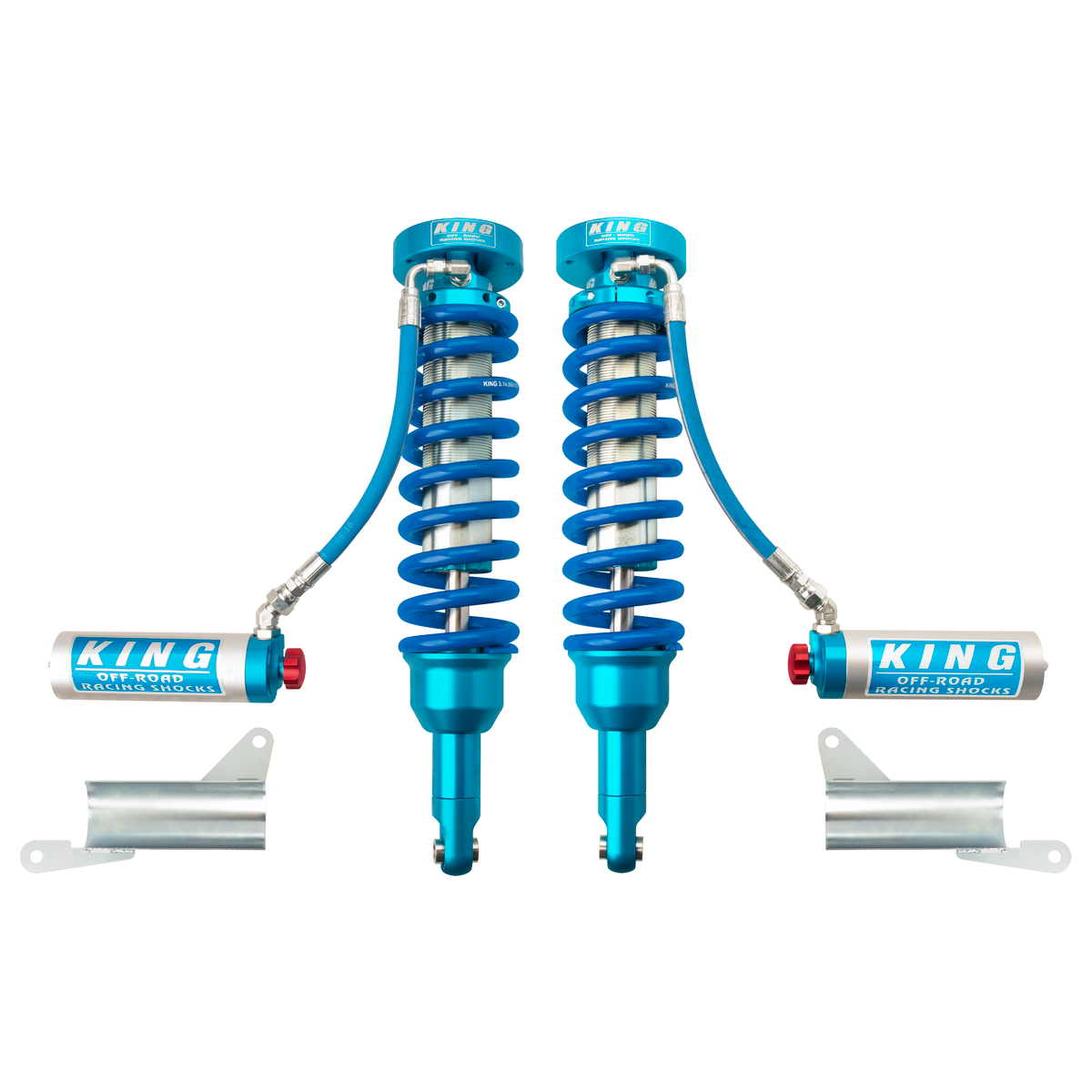King 25001-243A Front 2.5 Remote Reservoir Coilover w/Adjuster (Pair)