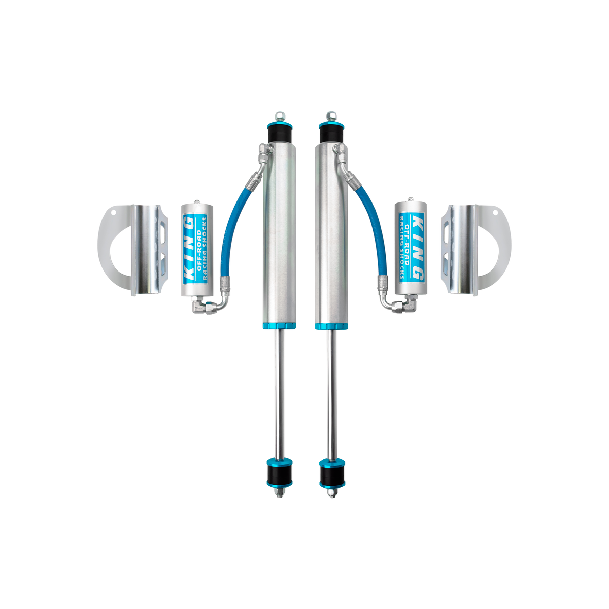 King 25001-256 Front 2.5 Remote Reservoir Shock for 0-2in Lift (Pair)