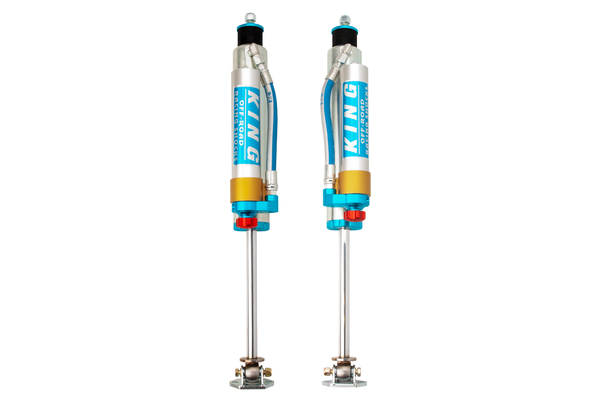 King 25001-311A Front 2.5 Piggyback Hose Res. Shock for 3-4in Lift w/ Adjuster (Pair) Jeep Cherokee xJ (Copy)