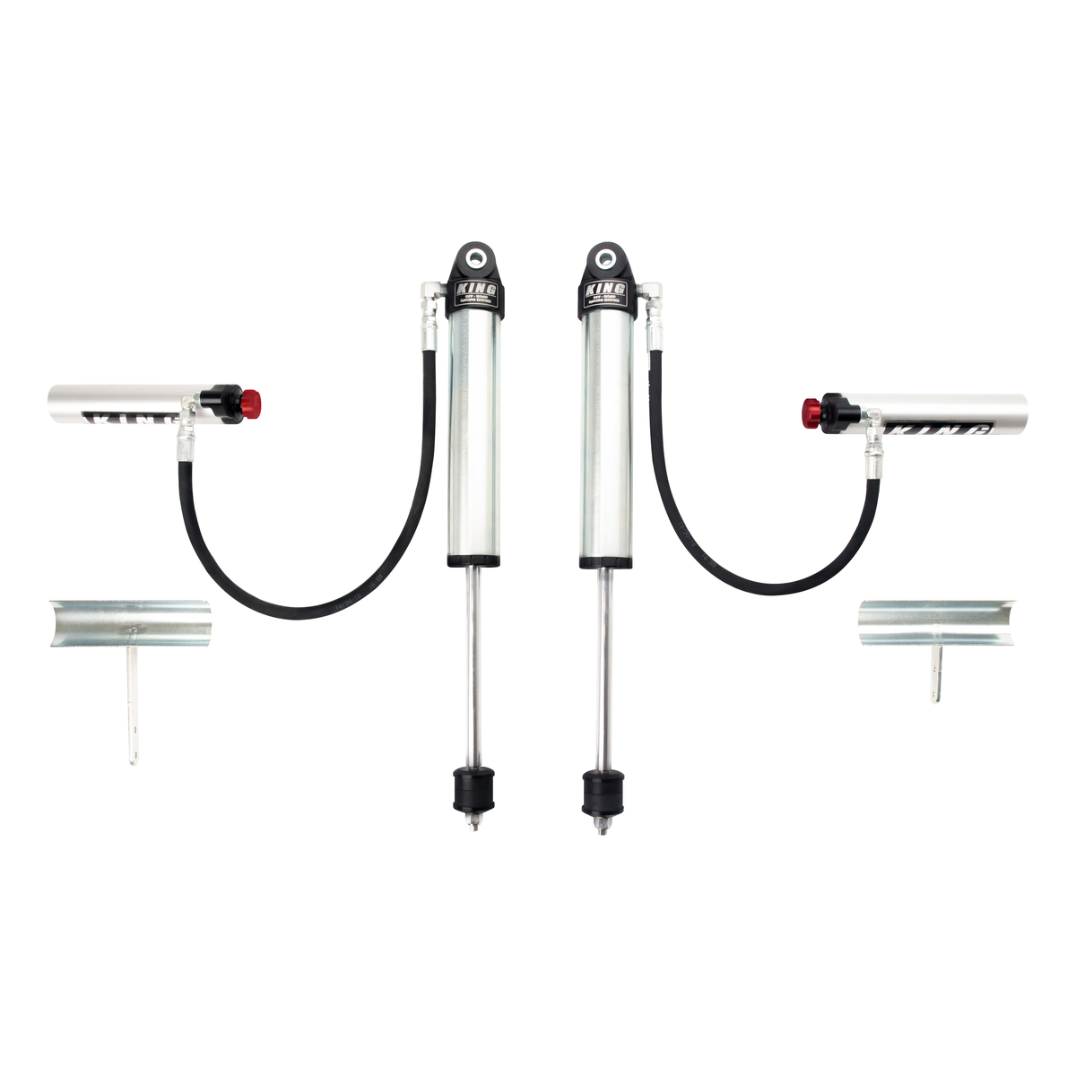 King 25001-319A Front 2.5 Remote Reservoir Shock w/Adjuster (Pair)