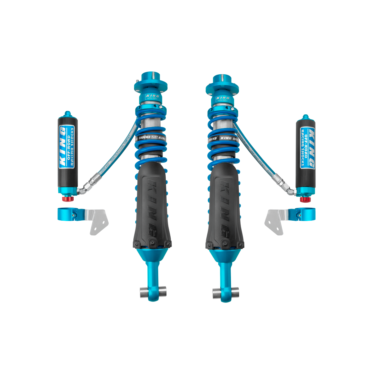 King 25001-393A Rear 2.5 Remote Reservoir Shock w/Adjusters (Pair)