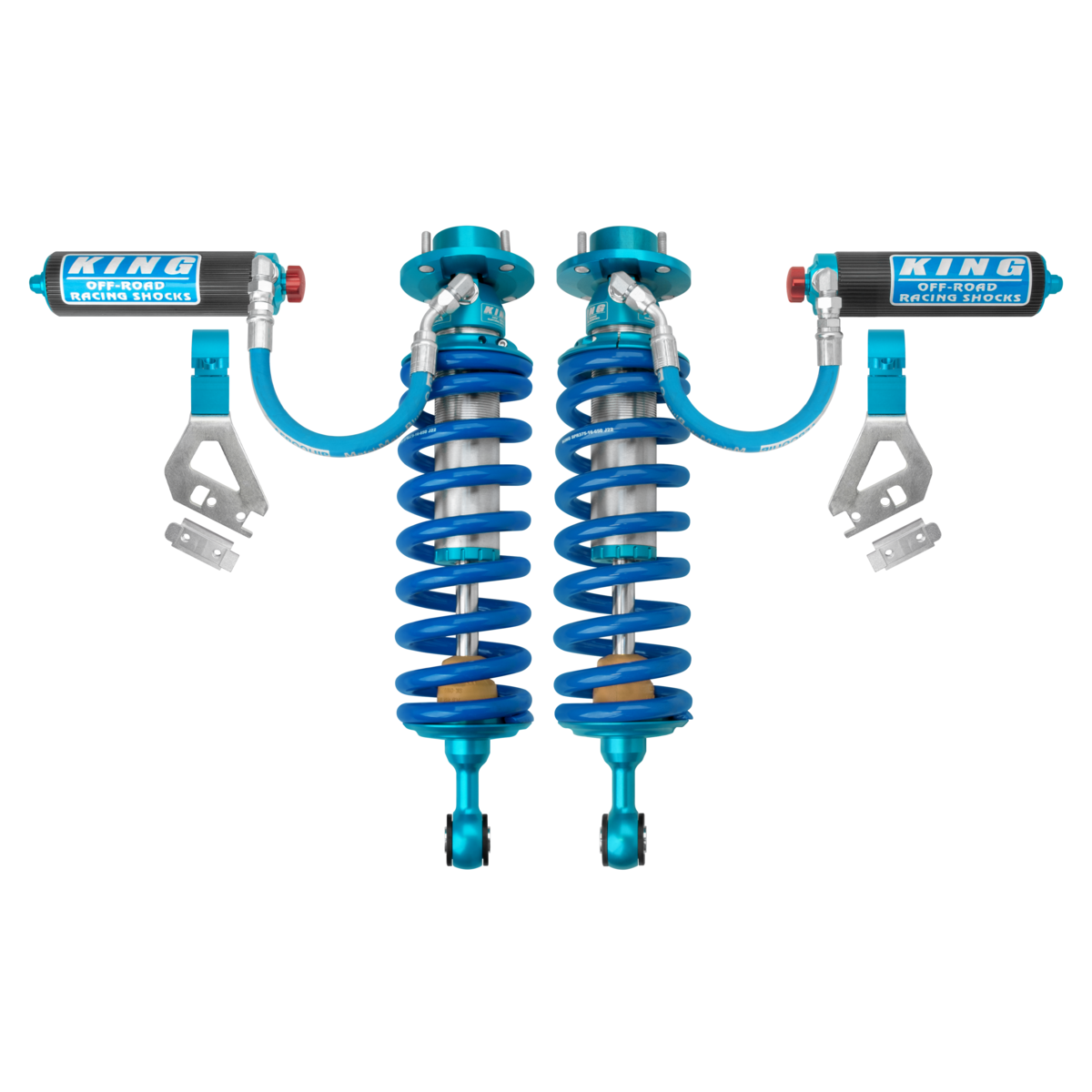King 25001-396A Front 2.5 w/ Remote Reservoir Coilover & Adjuster (Pair)