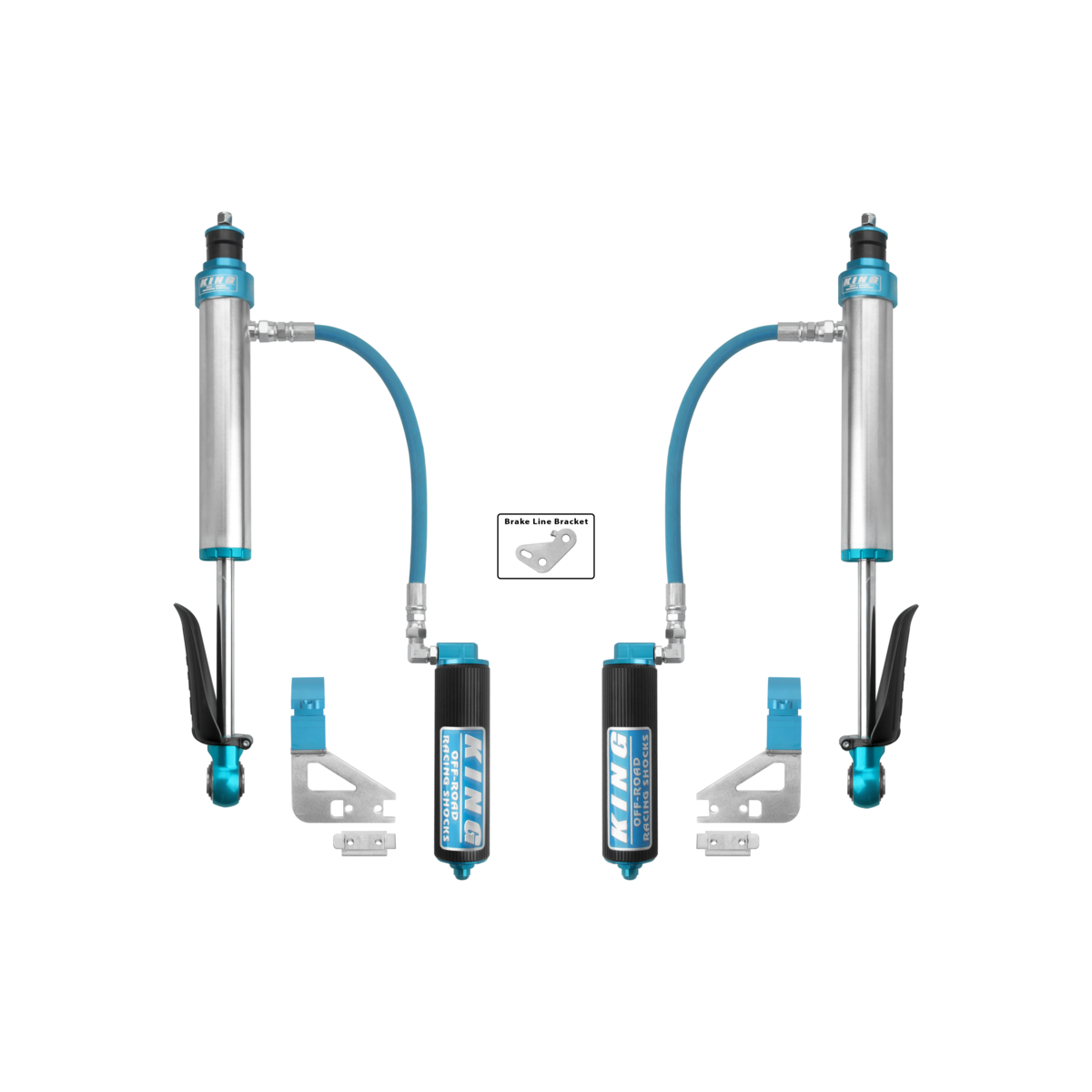 King 25001-397 Rear 2.5 Remote Reservoir Shock (Pair)
