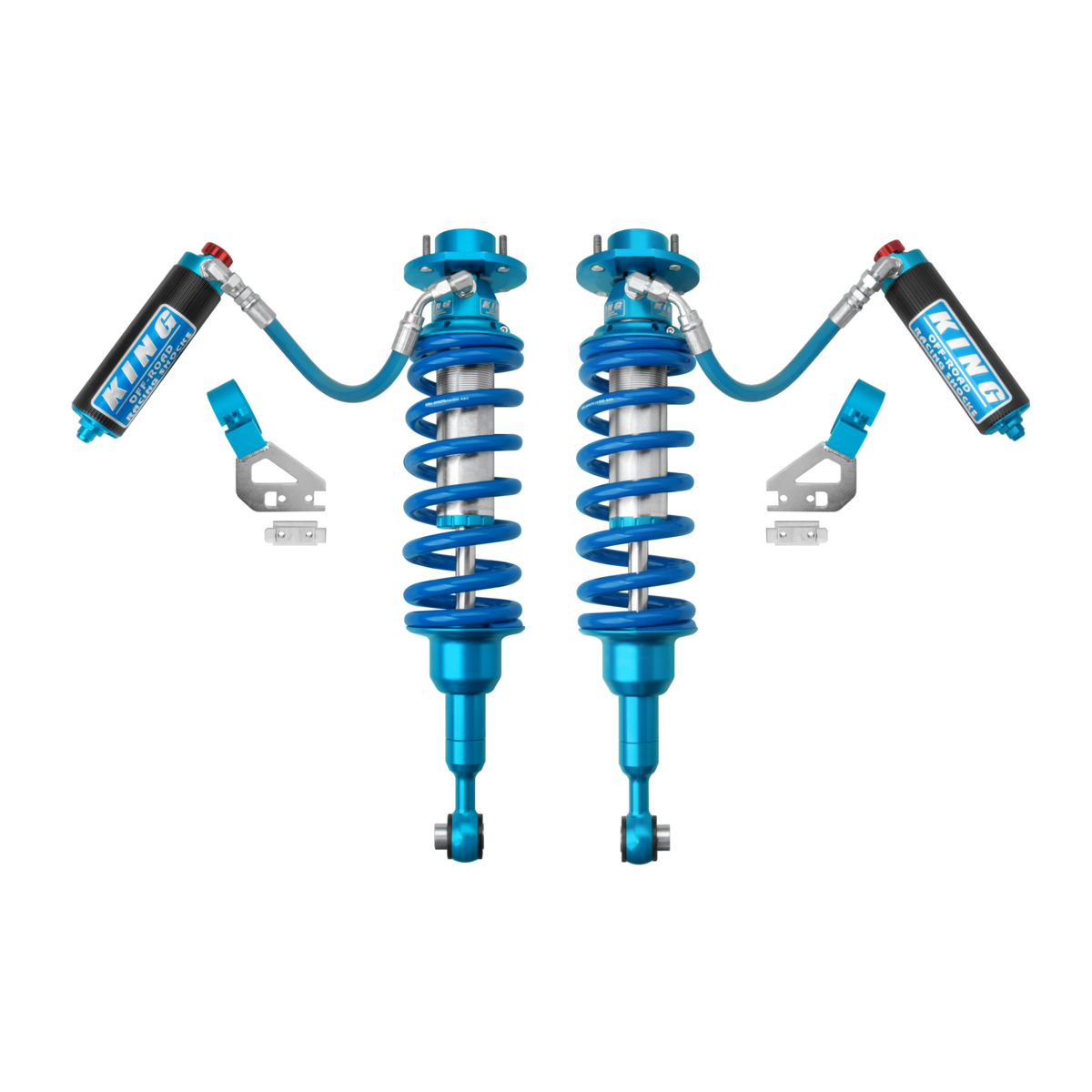 King 25001-408A Front 2.5 Coilover W/ Remote Reservoir & Adjuster (Pair)