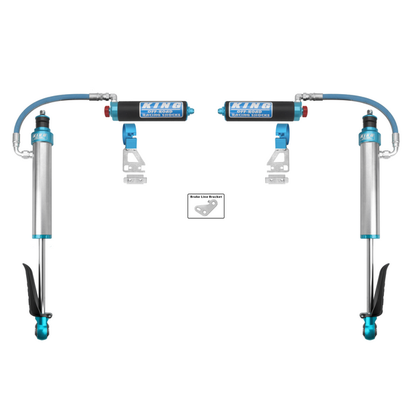 King 25001-409A Rear 2.5 Remote Reservoir Shock w/Adjuster (Pair)