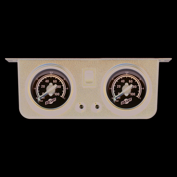 Air Lift 26159 Dual Gauge Panel Assembly for 25812