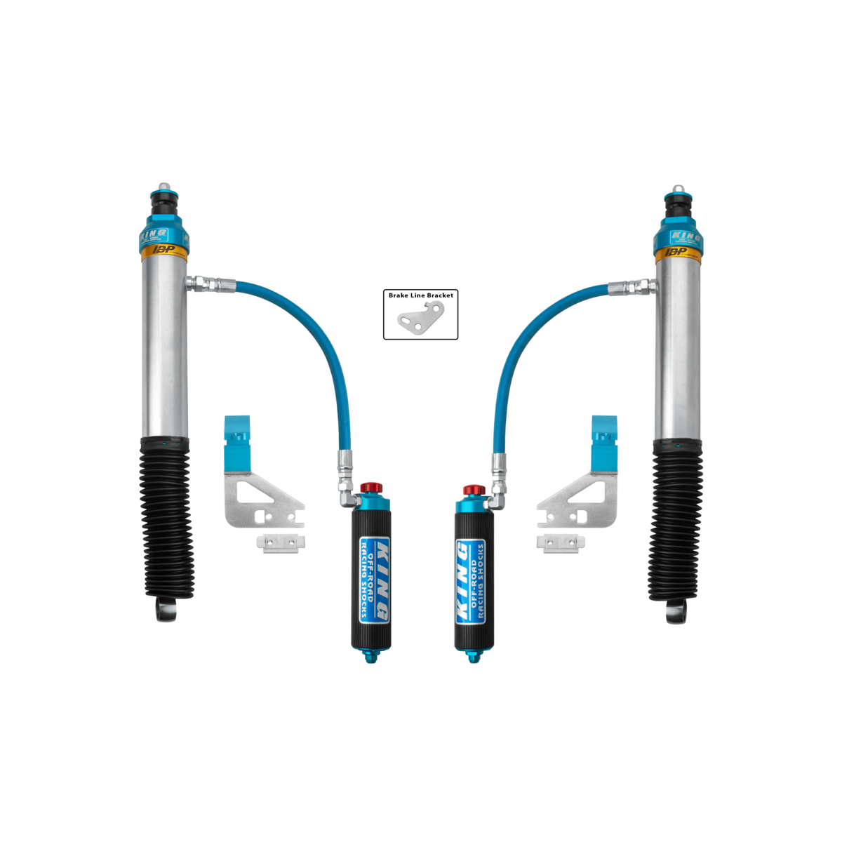 King 33700-397A Rear 3.0 IBP Performance Shock Kit w/ Comp Adj. (Pair)