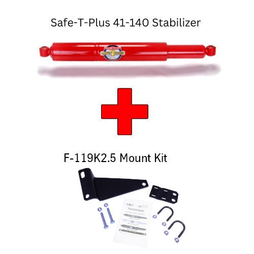 Safe-T-Plus 41-140 Stabilizer and F-119K2.5 Mount Kit