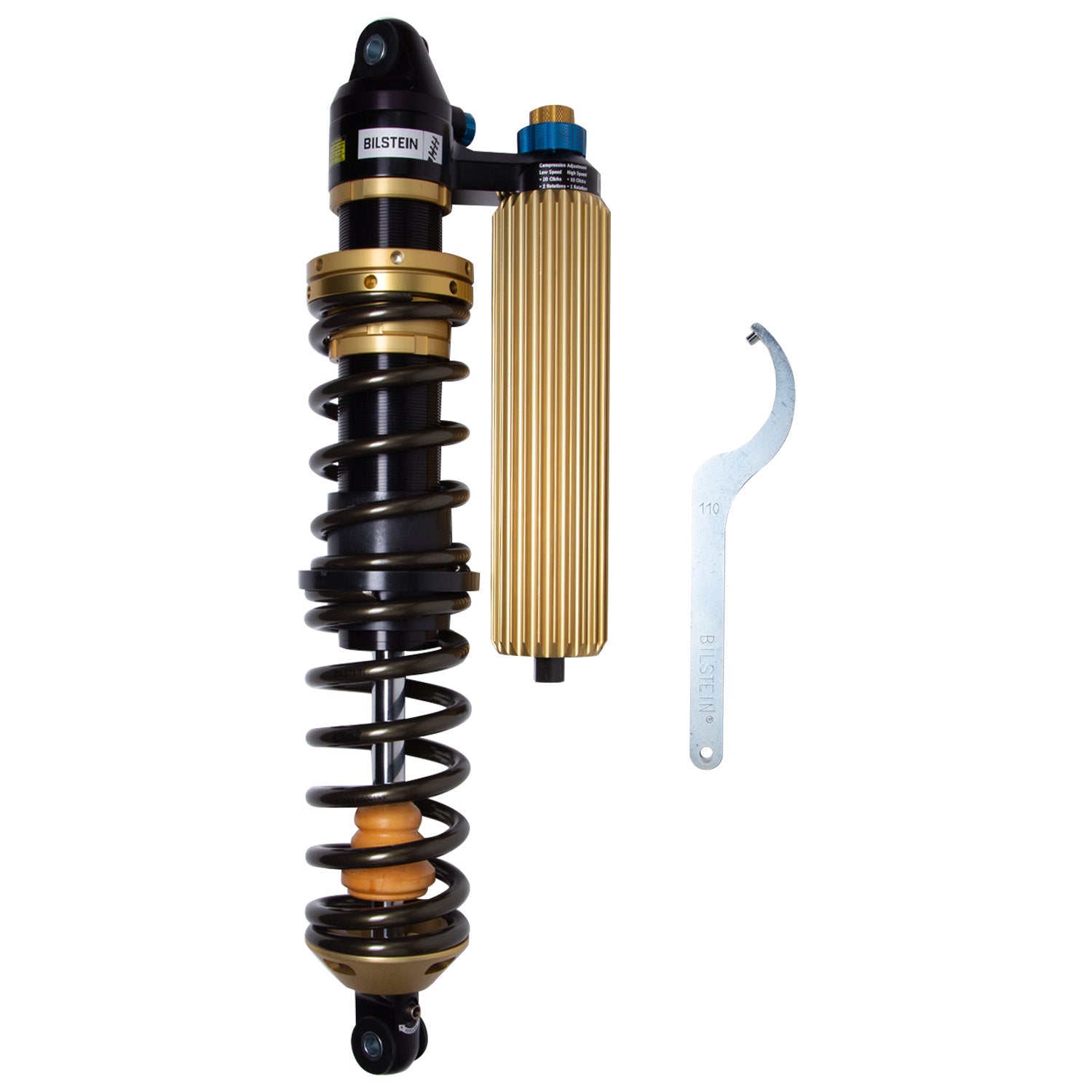 Bilstein 41-341780 Front Left Black Hawk Powersports Assembly Polaris RZR Turbo S4, RZR XP 4 Turbo S