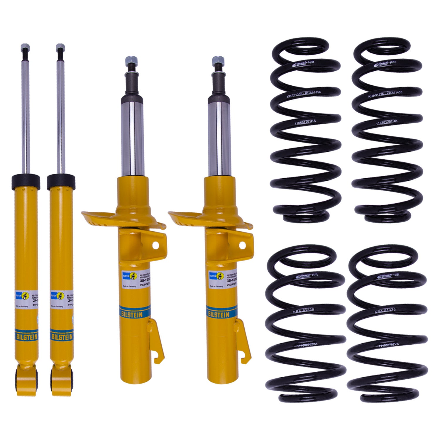 Bilstein 46-184429 Front and Rear B12 (Pro-Kit) Suspension Kit