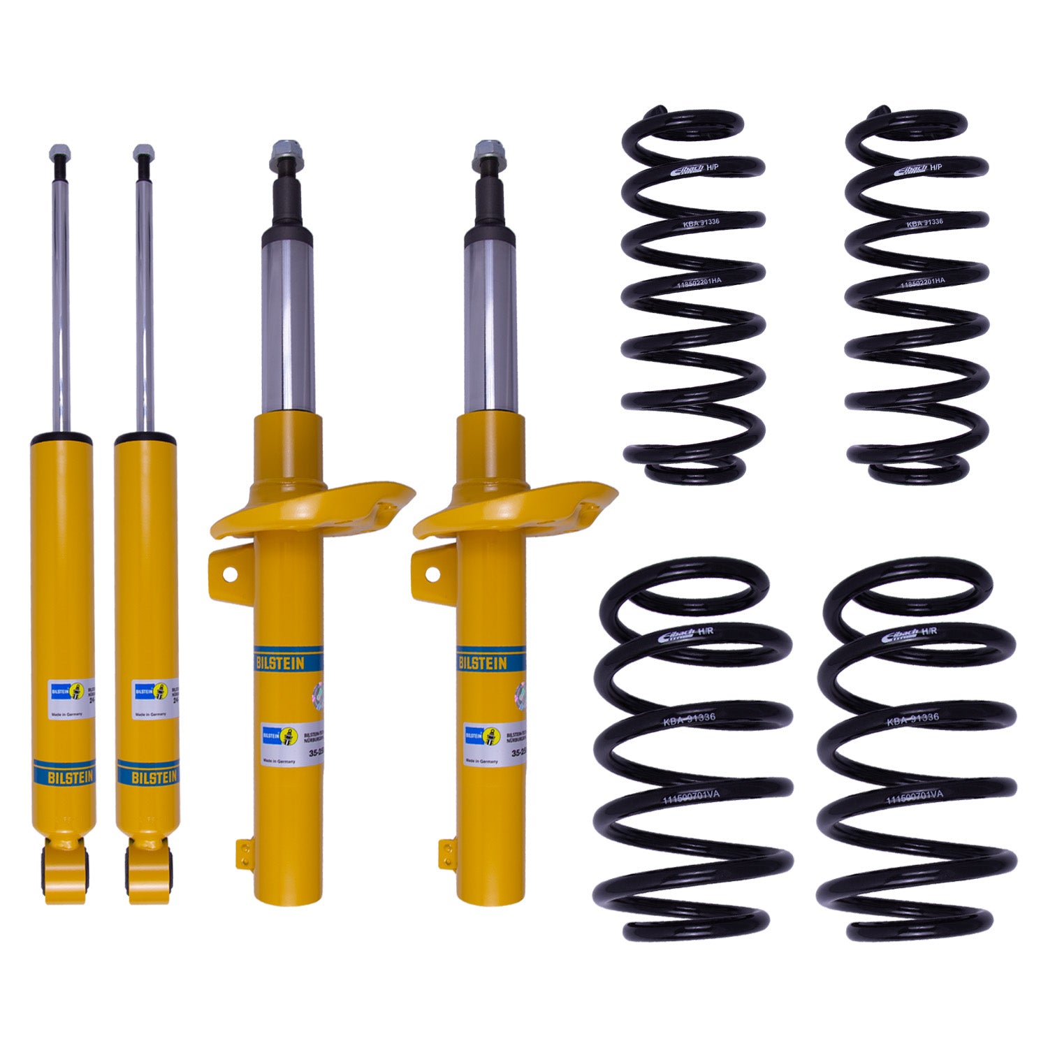 Bilstein 46-184481 Front and Rear B12 (Pro-Kit) Suspension Kit
