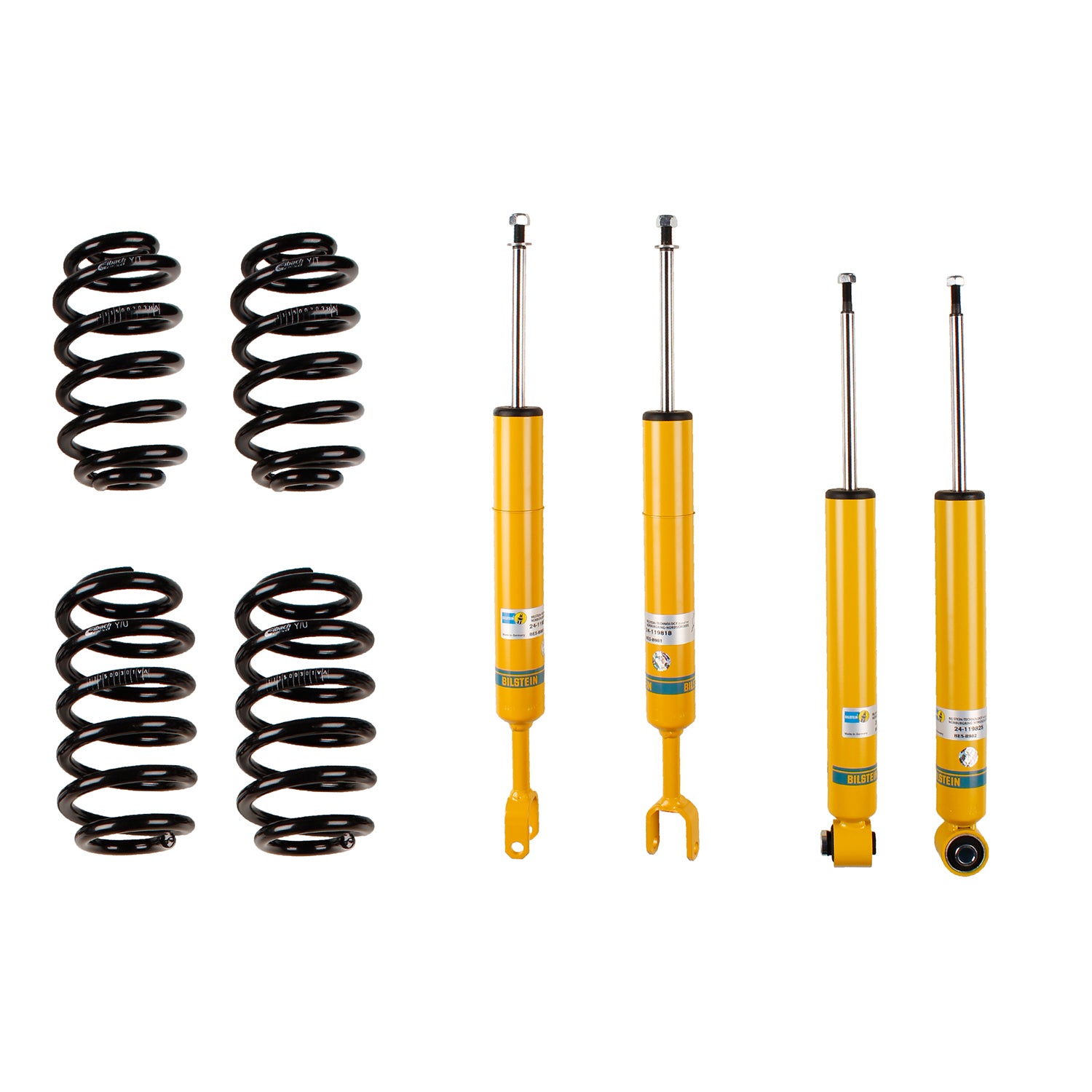 Bilstein 46-188496 Front and Rear B12 (Pro-Kit) Suspension Kit