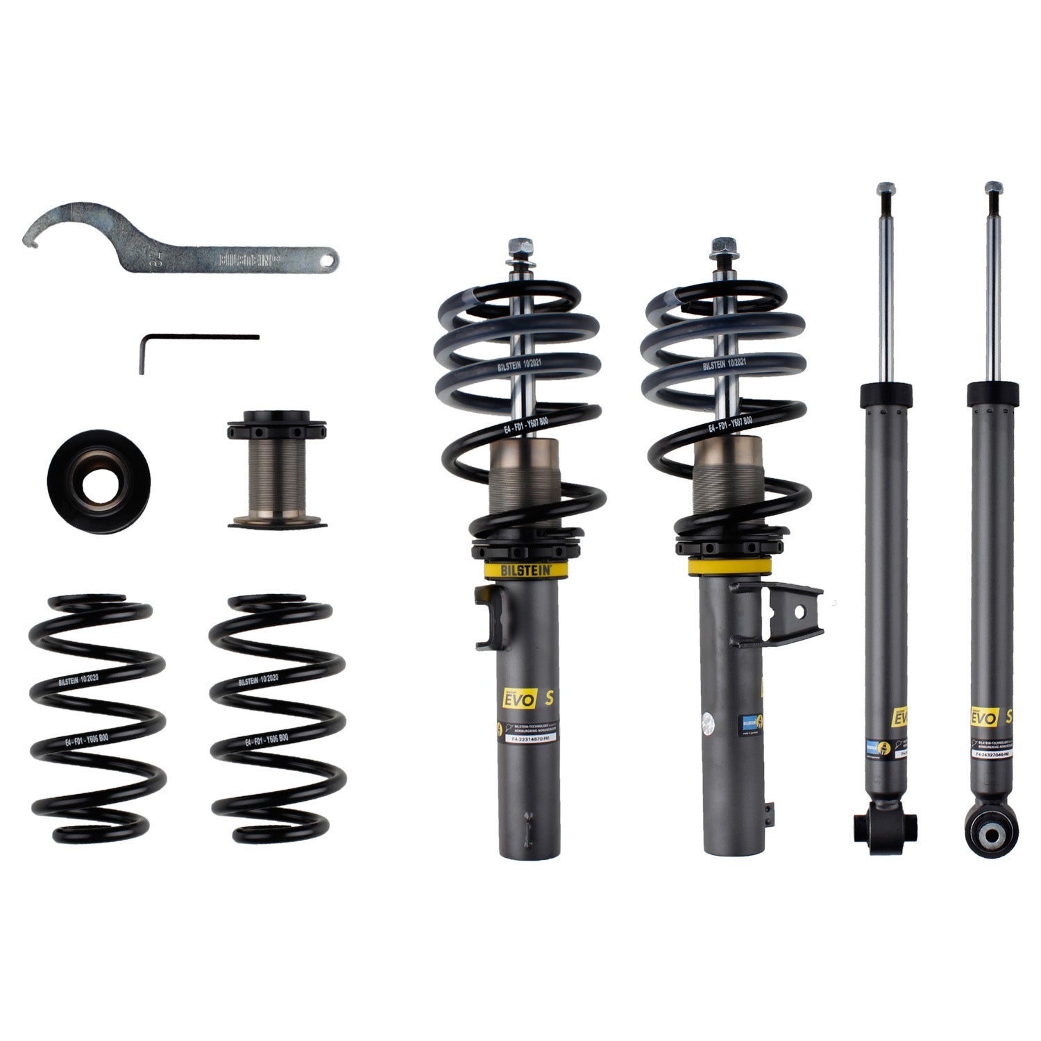 Bilstein 47-327030 Front and Rear EVO S Suspension Kit Volkswagen e-Golf