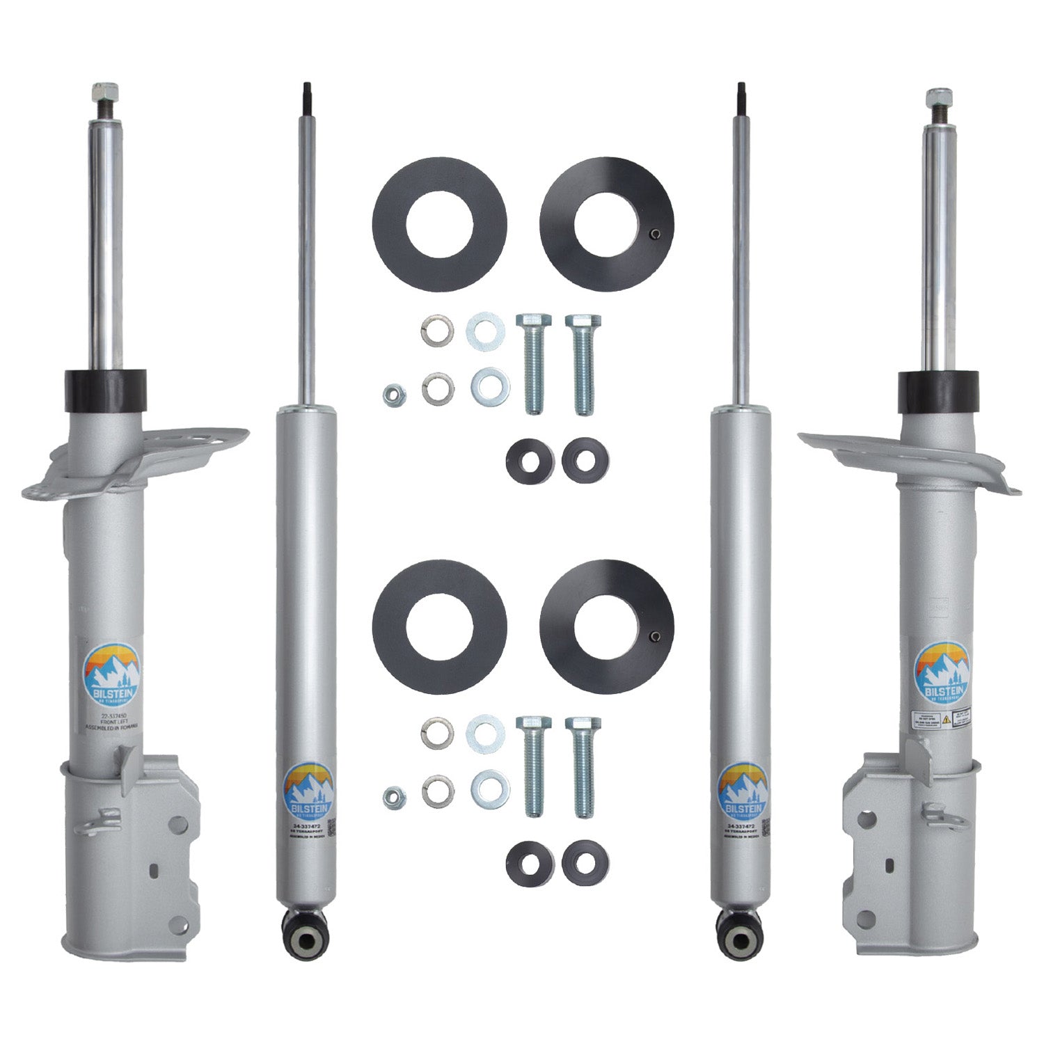 Bilstein 70-363340 Front and Rear B8 TerraSport Suspension Kit