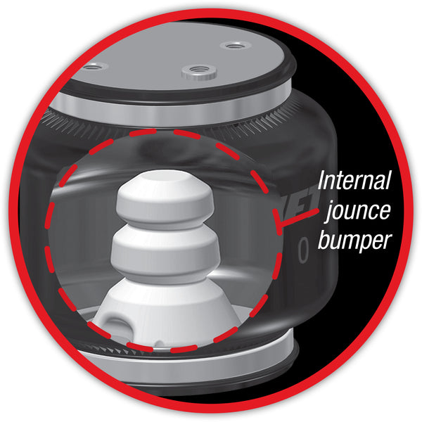 Air Lift 84284 Replacement Air Spring - LoadLifter 5000 Ultimate bellows type w/ internal jounce bumper