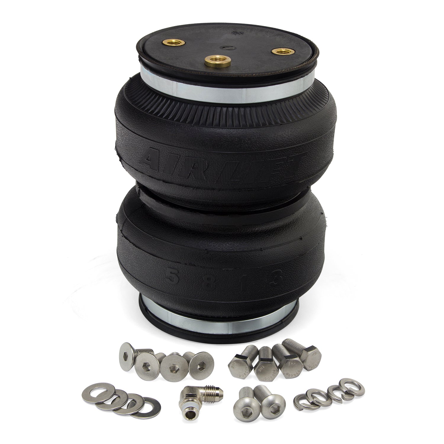 Air Lift 84301 Replacement Air Springs - LoadLifter 5000 Ultimate Plus Bellows Type w internal jounce bumper