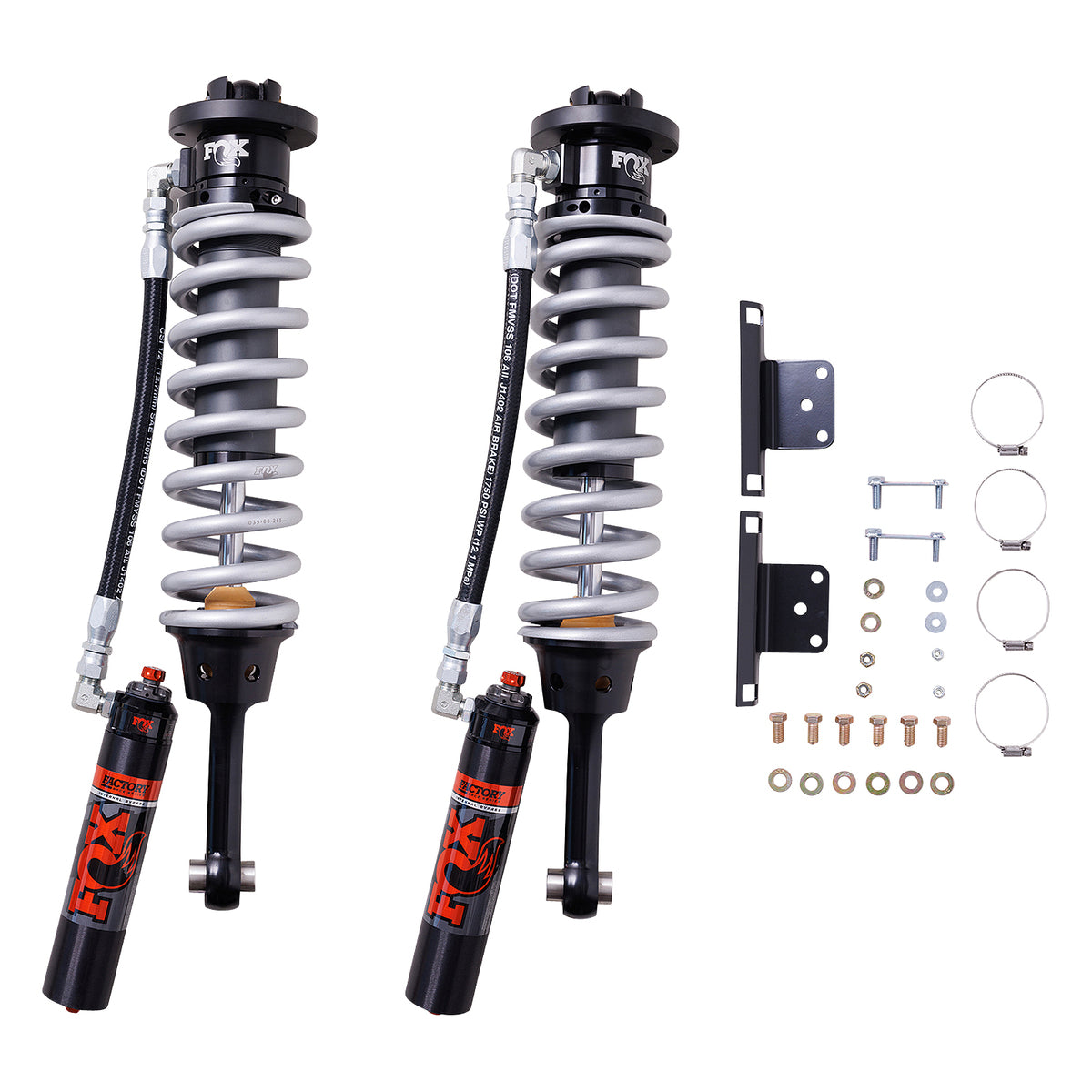 FOX 883-06-232 Front Factory Race 2.5 Internal Bypass Coil-Over Reservoir Shock (Pair) - Adjustable