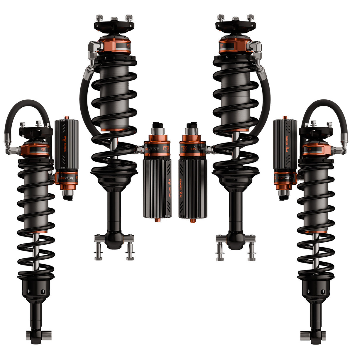 FOX 883-06-249 Front and Rear Factory Race Coil-Over Reservoir Shock - Adjustable