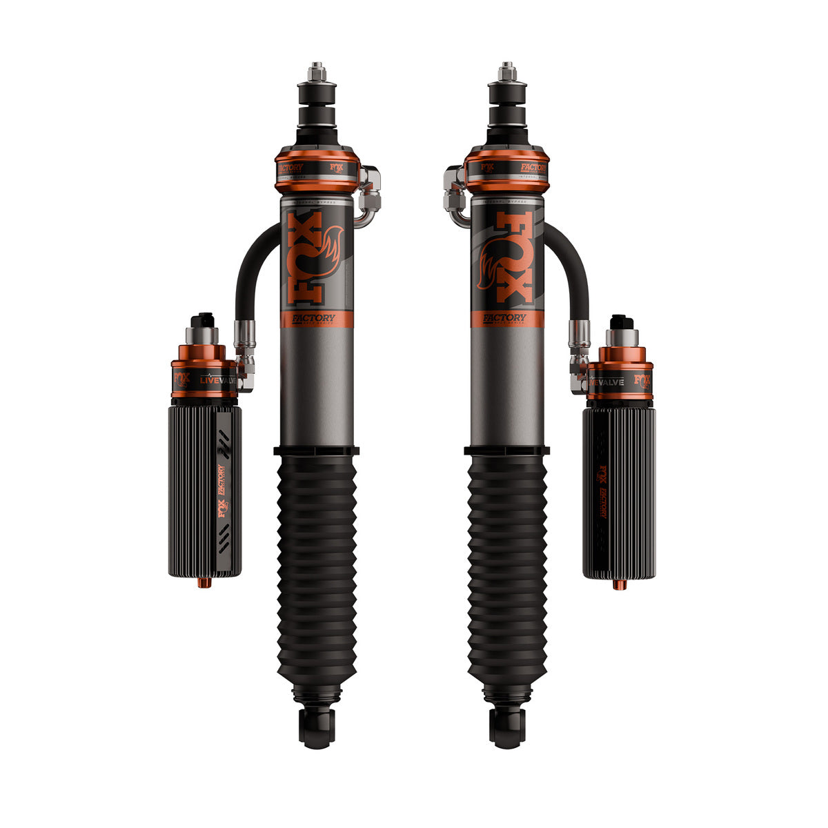 FOX 883-06-259 Front and Rear Factory Race Coil-Over Reservoir Shock Pair - Adjustable