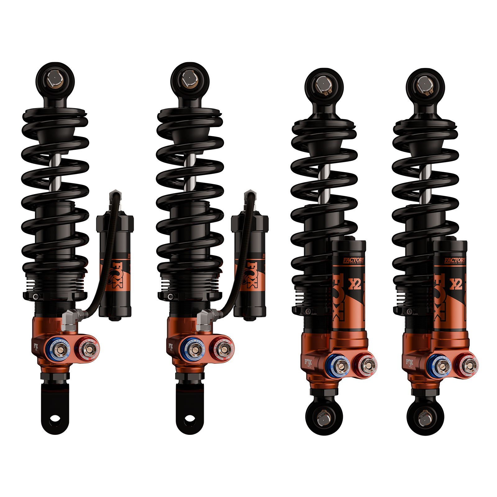 Fox 883-30-004 Front and Rear Factory Race Series 2.0 Coil-Over Reservoir Shock (Kit) - Adjustable