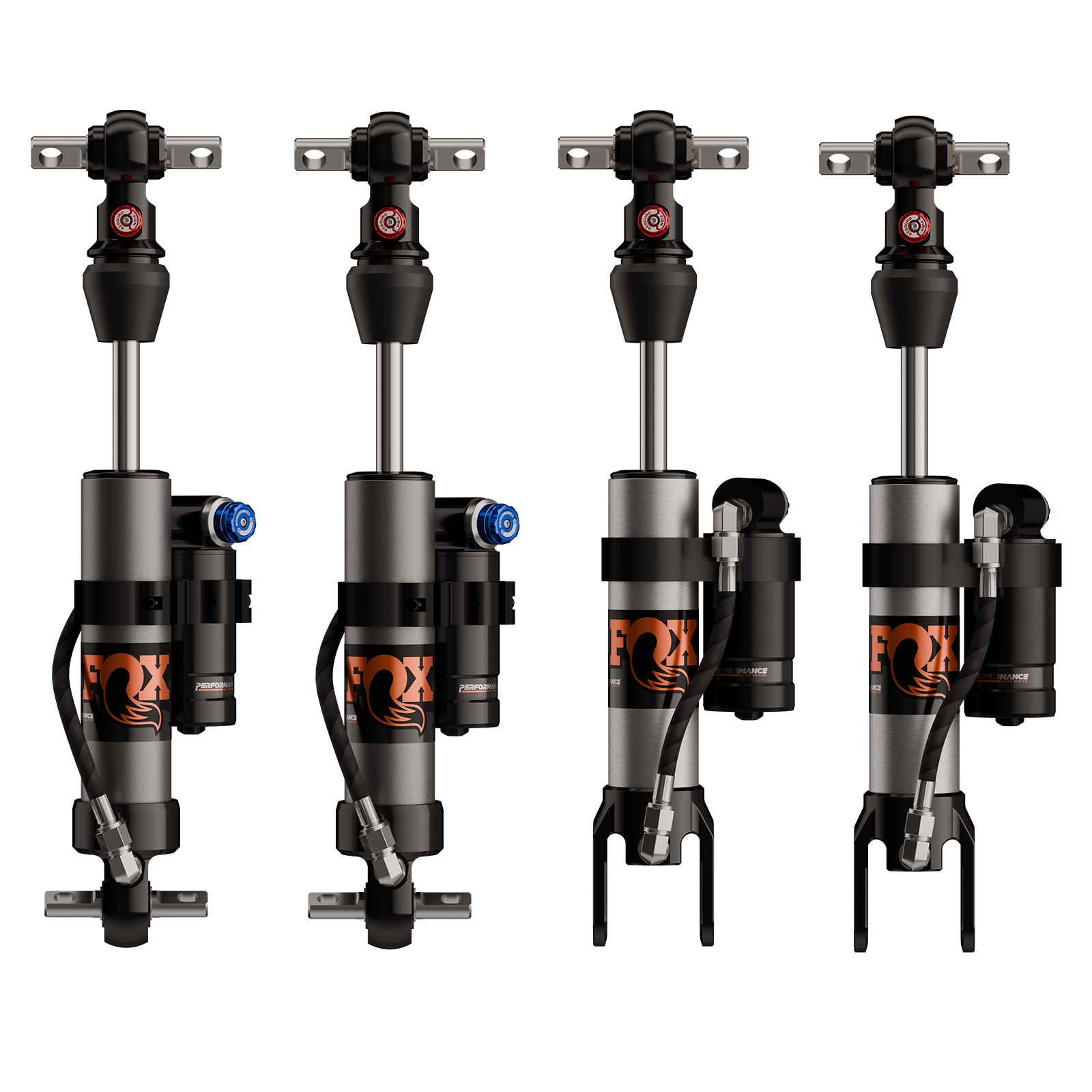 Fox 883-31-000 Front and Rear Performance Elite Series 2.0 Coil-Over Reservoir Shock (Kit) - Adjustable