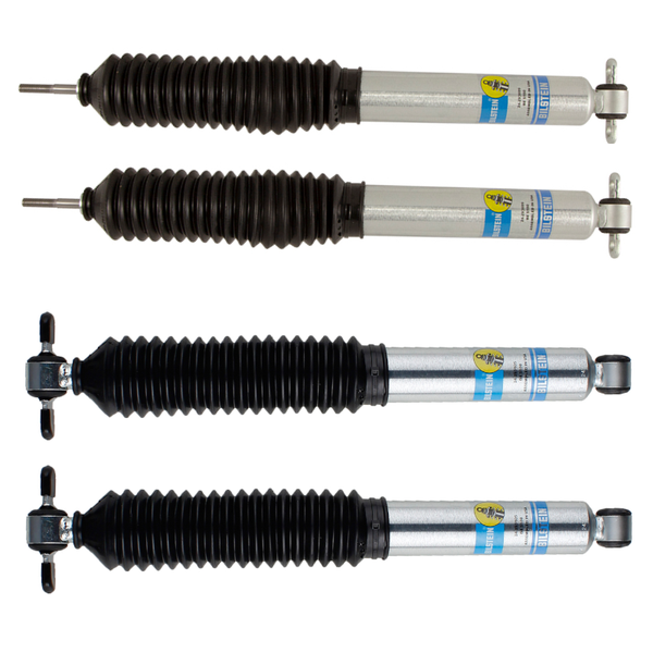 Jeep Wrangler Complete Set Front and Rear B8 5100 Lifted Shock Absorbers