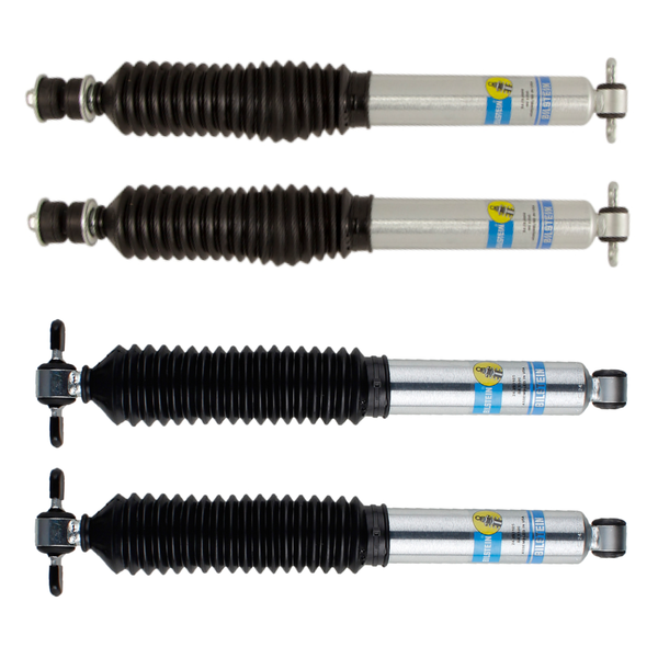 Jeep Wrangler Complete Set Front and Rear B8 5100 Lifted Shock Absorbers (With 3" Front and Rear Lift)