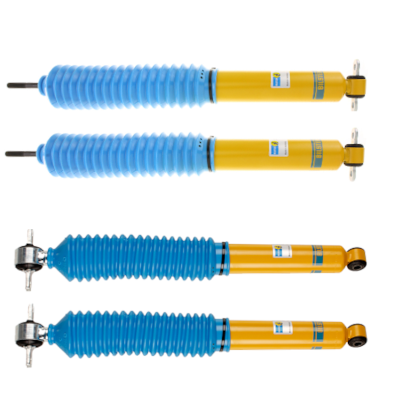 Jeep Wrangler Complete Set  Front and Rear 4600 Heavy Duty (B6) Shock Absorbers