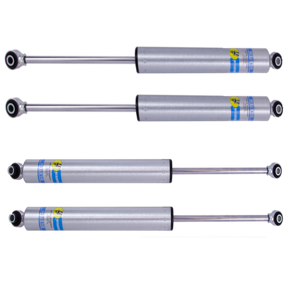 Jeep Wrangler Complete Set Front and Rear B8 5100 Shock Absorbers (3-4.5" Rear Lift)