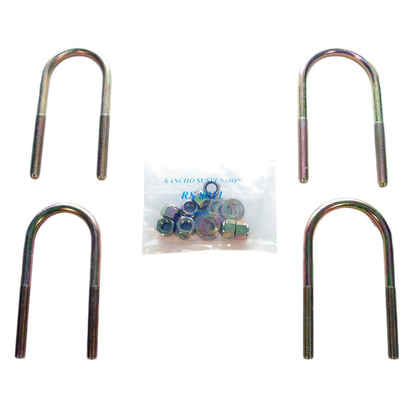Rancho RS720 Front Leaf Spring Axle U-Bolt Kit