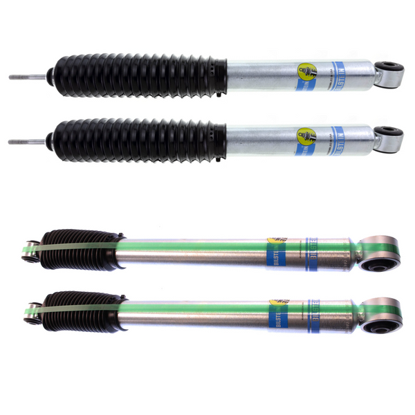 Bilstein B8 5100 Front and Rear Shocks For 6" Lifted 24-187183, 24-186636