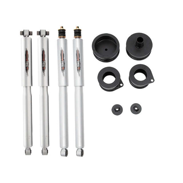 Belltech 1033SP Leveling Kit 2.5" Coil Spring Spacers Inc. Front and Rear Trail Performance Shocks