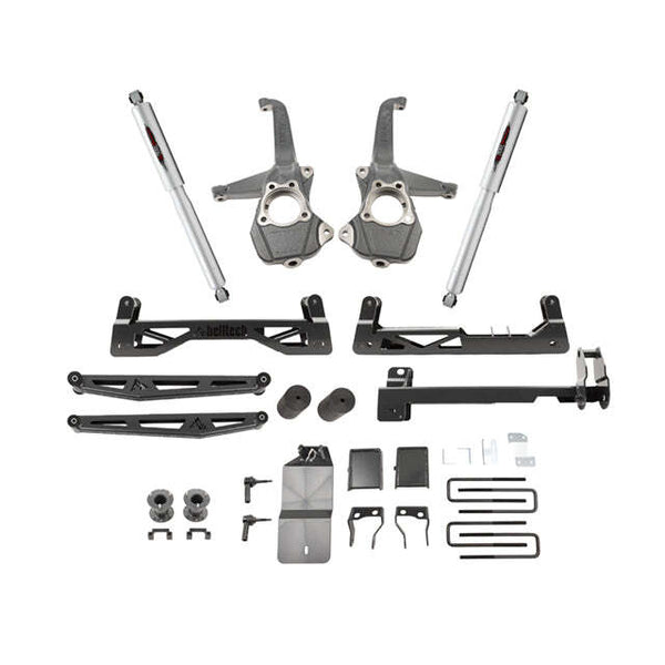 Belltech 150210BK Lift Kit 6" Lift Kit Inc. Rear Trail Performance Shocks Only